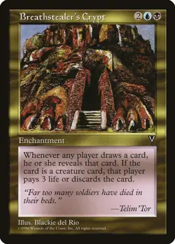 Breathstealer's Crypt x1 LP - Visions - Magic the Gathering MtG - Image 1