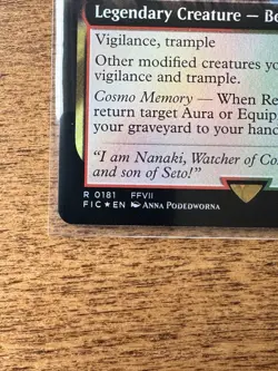 Magic MTG Final Fantasy - Red XIII, Proud Warrior EXTENDED ART FOIL 0181 - Image 2