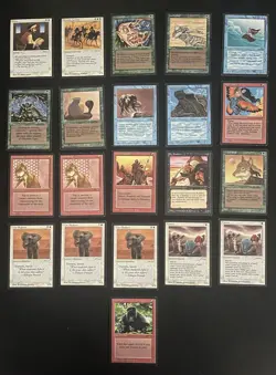 MAGIC THE GATHERING MTG - Big Lot of 51 Cards - Including 21 from ARABIAN NIGHTS - Image 1