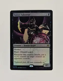 Sunset Saboteur FOIL EOE Edge of Eternities MTG Magic The Gathering - Image 1