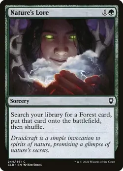 Nature's Lore CLB LP MTG - Image 1