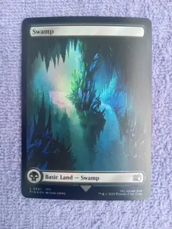 Swamp (0301) Final Fantasy Foil MTG Magic The Gathering MINT PACK FRESH CARD - Image 1