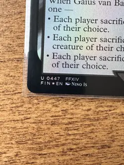 Magic MTG Final Fantasy - Gaius van Baelsar EXTENDED ART FOIL 0447 - Image 2