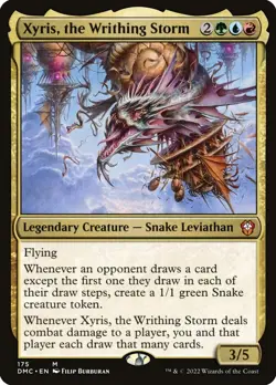 MTG - Xyris, the Writhing Storm - Dominaria United Commander - X1 - (NM) - - Image 1