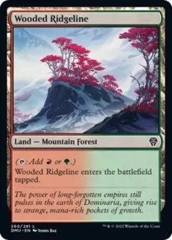 Wooded Ridgeline - Near Mint MTG Dominaria United - Image 1