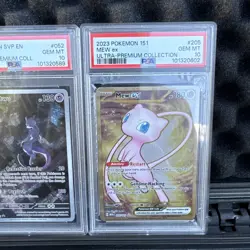 Pokemon 151 Promo Set Mew, Mewtwo, Metal Mew Psa10 - Image 4
