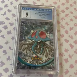 1999 Topps Pokemon TV #73 Tentacruel CGC 9 - Image 1