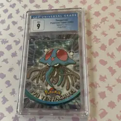 1999 Topps Pokemon TV #73 Tentacruel CGC 9 - Image 2