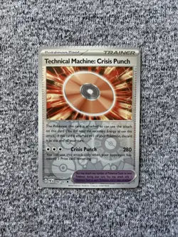 Technical Machine: Crisis Punch 090/091 Reverse Holo Crimp Error Pokemon TCG-PAF - Image 1