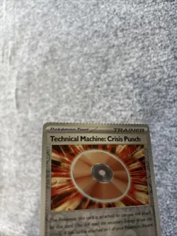 Technical Machine: Crisis Punch 090/091 Reverse Holo Crimp Error Pokemon TCG-PAF - Image 3