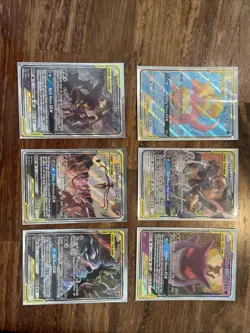 Pokemon Tag Team Lot RAW - 6 Cards - Image 1