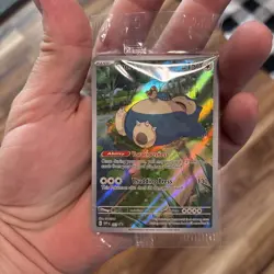 Pokemon TCG Scarlet & Violet 151 #051 Snorlax Black Star Promo CLEAN AND SEALED - Image 1