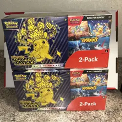 Pokemon Surging Sparks ETB + Booster Bundle Costco 2-pack Sealed x2 (Lot of 2) - Image 3