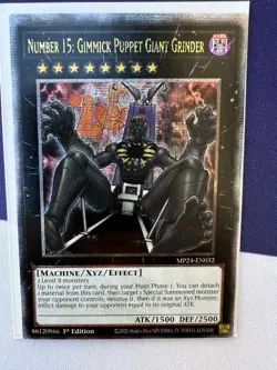 Yugioh! Number 15: Gimmick Puppet Giant Grinder - MP24-EN032 - Quarter Century S - Image 1