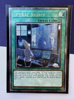 SPYRAL Resort RA04-EN277 Quarter Century Secret Rare Yugioh 1st Edition Mint - Image 1