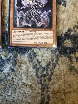 Gladiator Beast Augustus PRIO-EN030 Rare 1st Edition YuGiOh Card Mint Lot Of 2 - Image 3