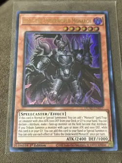 Eidos the Underworld Monarch DUAD-EN017 Ultra Rare Yugioh Duelist's Advance NM - Image 1