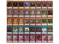 YUGIOH Gate Guardian Deck Complete 40 - Cards Thunder Wind Water Labyrinth NM - Image 1