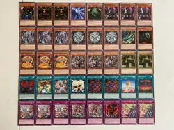 YUGIOH Gate Guardian Deck Complete 40 - Cards Thunder Wind Water Labyrinth NM - Image 3