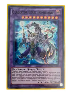 YUGIOH Gladiator Beast Deck Complete 41 - Cards w/ BRAND NEW Ultra Pro SLEEVES - Image 1