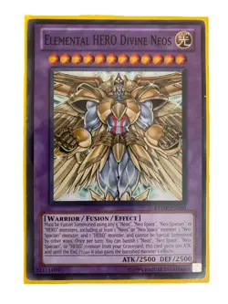 YUGIOH Elemental HERO Divine Neos Deck Complete 41 - Cards w/ Sleeves - Image 1