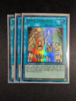 Yugioh - 3x Spirit Charmers SDCH-EN041 1st Edition Ultra Rare NM - Image 1