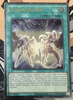 Yugioh Fusion Destiny OP18-EN003 Ultimate Rare NM - Image 1