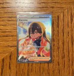 Pokemon TCG Twilight Masquerade Carmine 217/167 + Carmine 205/167 Card Set - Image 2