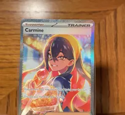 Pokemon TCG Twilight Masquerade Carmine 217/167 + Carmine 205/167 Card Set - Image 4