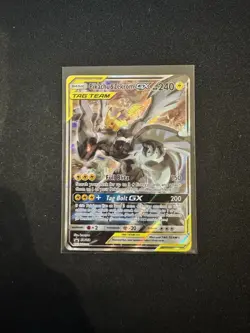 Pokemon TCG Pikachu & Zekrom GX Black Star Promo Card SM168 - Image 1