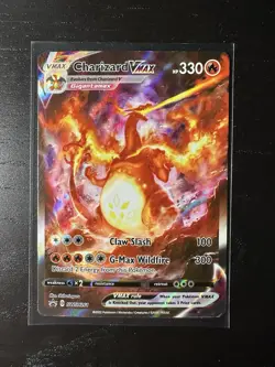 Charizard VMAX swsh261 Full Art Black Star Promo Holo Pokemon Card Near Mint - Image 1