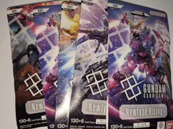 GUNDAM CARD GAME Newtype Rising Sleeved Booster Packs x5 GD01 English SEALED - Image 1