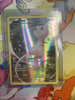 Pokemon Mew Holo 2016 Black Star Promo XY110 Card Near Mint/Mint Condition - Image 1