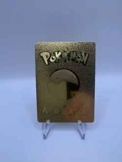 Mega M Charizard EX Gold Foil Textured Display Card NM/M - Image 2