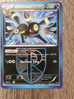 Umbreon 64/116 Plasma Freeze Non-Holo Rare Card - Image 1