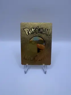 Pokemon Charizard 120HP Gold Foil Fan Art Card 4/102 Near Mint - Image 2