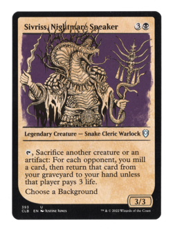MTG-Sivriss, Nightmare Speaker-Battle for Baldur's Gate-393-Near Mint-NonFoil - Image 1