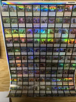 MTG - War of the Spark Foil Uncut Rare & Mythic Sheet - Never Displayed - Image 1
