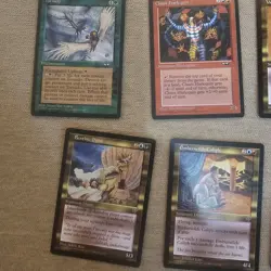 Magic The Gathering Mtg Rare Card Lot Mirage & Alliances 1996 Warping Wurm Etc.. - Image 3