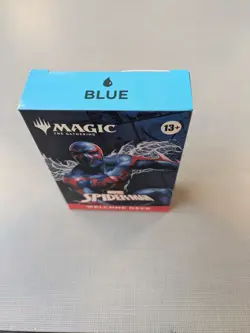 HASBRO MAGIC THE GATHERING MTG SPIDER-MAN 2099 WELCOME DECK Blue SEALED NEW! - Image 3