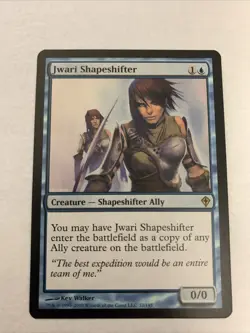 MTG Worldwake Jwari Shapeshifter Blue Rare, Lightly Played - Image 1
