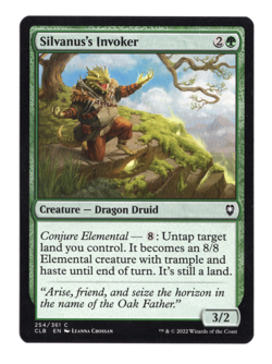 MTG-Silvanus's Invoker-Battle for Baldur's Gate-254-Near Mint-NonFoil - Image 1