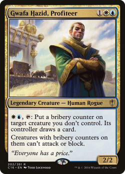 Gwafa Hazid, Profiteer #202 | Near Mint | Commander 2016 Magic MTG - Image 1