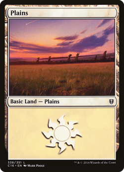 Plains #338 | Near Mint | Commander 2016 Magic MTG - Image 1