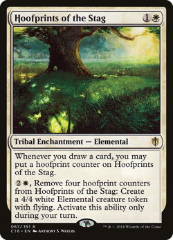 Hoofprints of the Stag #67 | Near Mint | Commander 2016 Magic MTG - Image 1