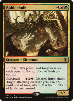 Rubblehulk #219 | Near Mint | Commander 2016 Magic MTG - Image 1