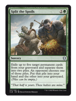 MTG-Split the Spoils-Battle for Baldur's Gate-257-Near Mint-NonFoil - Image 1