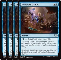 Tezzeret's Gambit x4 [Edge of Eternities] MTG - Image 1