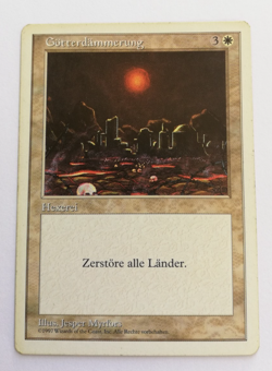 MTG | Gotterdammerung | Armageddon | 5th Edition | German | Light Played-Poor - Image 1