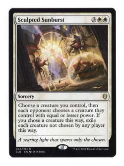 MTG-Sculpted Sunburst-Battle for Baldur's Gate-42-Near Mint-NonFoil - Image 1